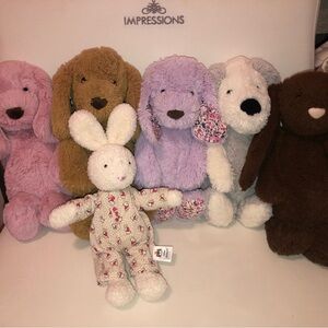 Jellycat plush bundle of six